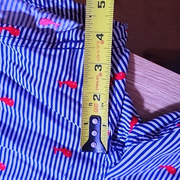 Men's XL Exist Swim Trunks Whales Stripes - Picture 7 of 8